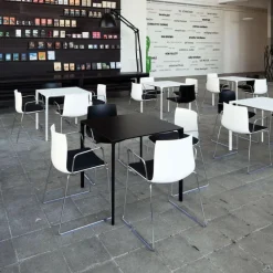 Arper Catifa 46 0287 Armlehnstuhl einf. Kufe Chrom| Stühle