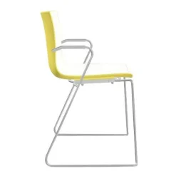 Arper Catifa 46 0287 Armlehnstuhl zweif. Kufe Chrom| Stühle