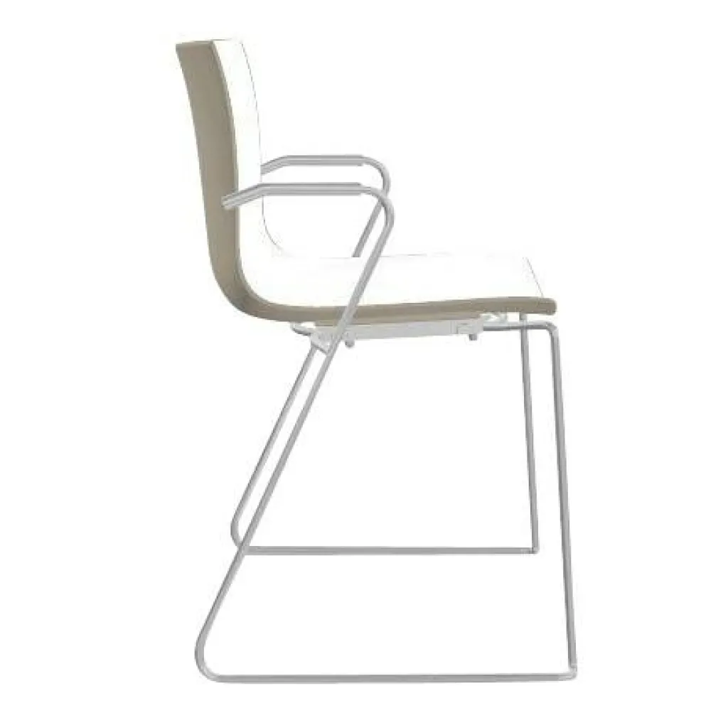 Arper Catifa 46 0287 Armlehnstuhl zweif. Kufe Chrom| Stühle