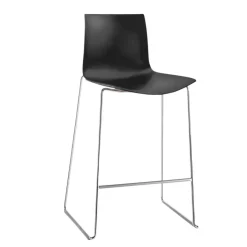 Barhocker^Arper Catifa 46 0471 Barhocker einfarbig Gestell Chrom