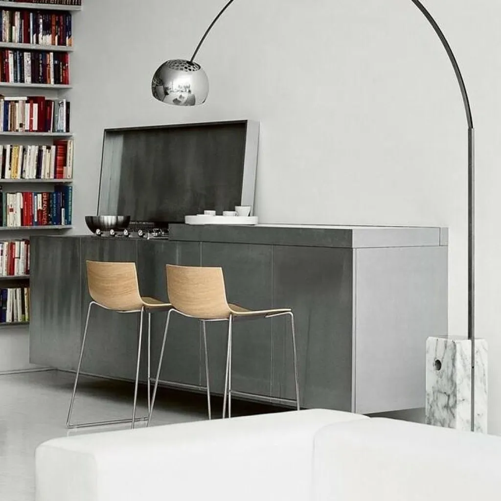 Barhocker^Arper Catifa 46 0474 Barhocker niedrig einf. Chrom