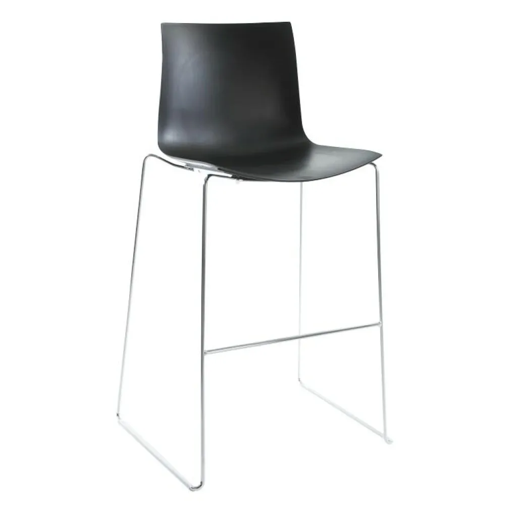 Barhocker^Arper Catifa 46 0474 Barhocker niedrig einf. Chrom