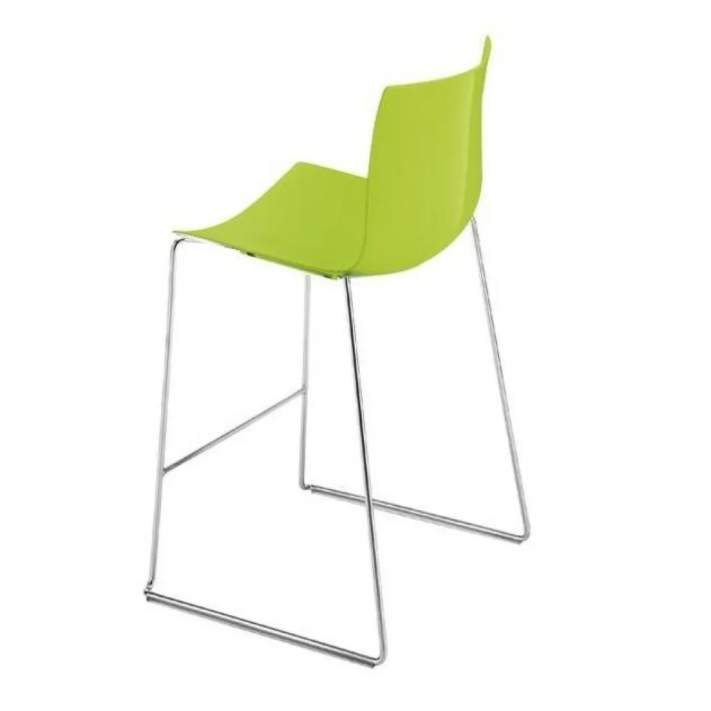 Barhocker^Arper Catifa 46 0474 Barhocker niedrig einf. Chrom