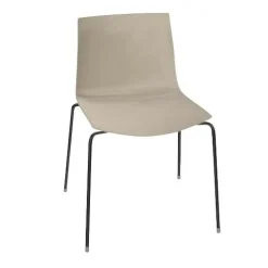 Arper Catifa 46 0251 Stuhl einfarb. Gestell schwarz| Stühle