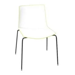 Gartenstühle^Arper Catifa 46 0251 Stuhl zweifar. Gestell schwarz