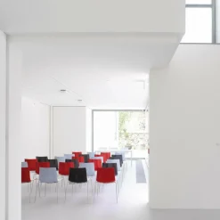 Stühle^Arper Catifa 46 0251 Stuhl zweifarbig Gestell weiß