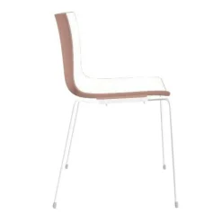 Stühle^Arper Catifa 46 0251 Stuhl zweifarbig Gestell weiß