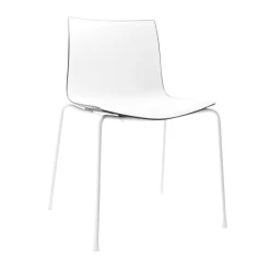 Stühle^Arper Catifa 46 0251 Stuhl zweifarbig Gestell weiß