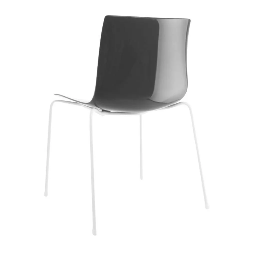 Stühle^Arper Catifa 46 0251 Stuhl zweifarbig Gestell weiß