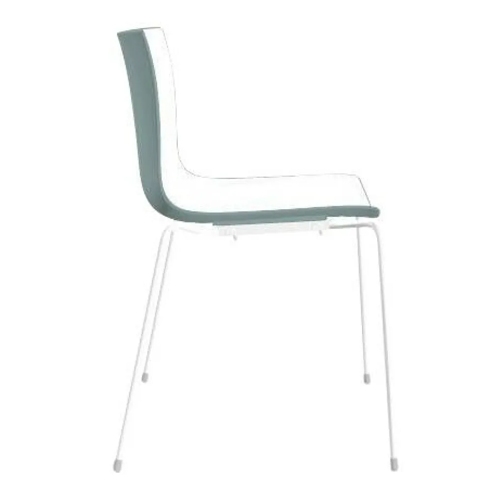 Stühle^Arper Catifa 46 0251 Stuhl zweifarbig Gestell weiß