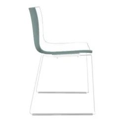 Arper Catifa 46 0278 Stuhl zweifarbig Kufe weiß| Stühle