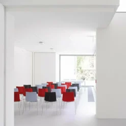 Arper Catifa 46 Stuhl einfarbig Gestell Chrom| Stühle