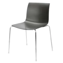 Arper Catifa 46 Stuhl einfarbig Gestell Chrom| Stühle