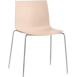 Arper Catifa 46 Stuhl einfarbig Gestell Chrom| Stühle