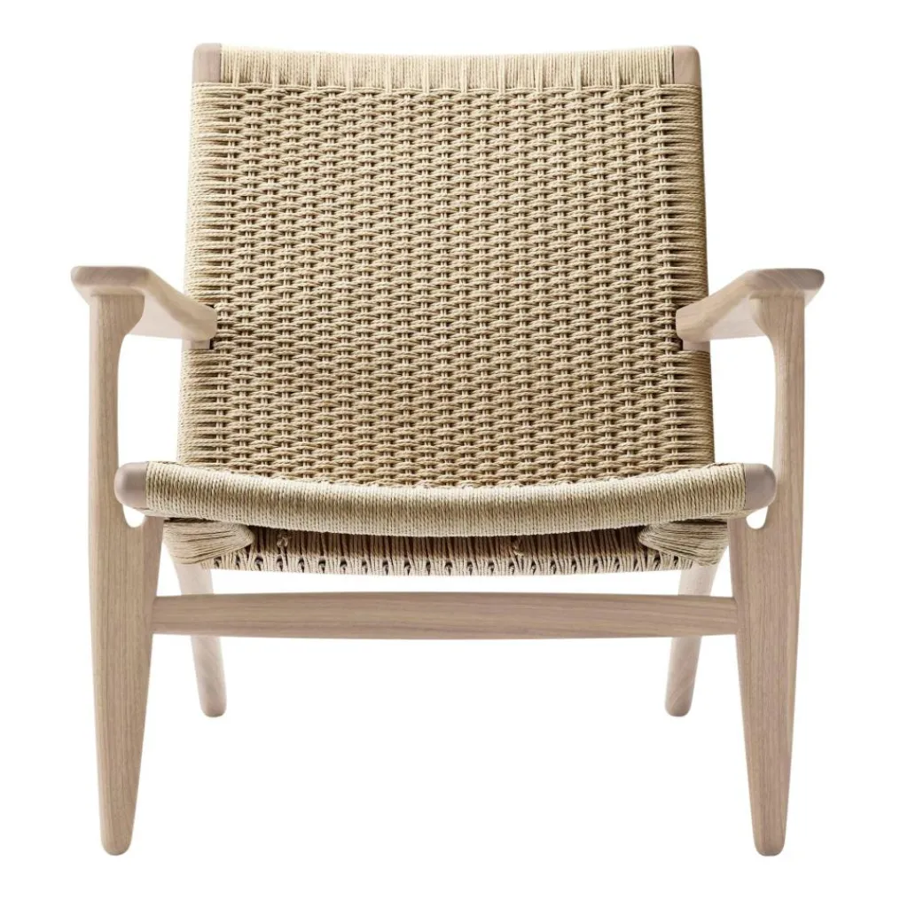 Sessel^Carl Hansen CH25 Sessel Gestell Eiche