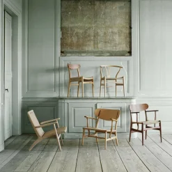 Sessel^Carl Hansen CH25 Sessel Gestell Eiche