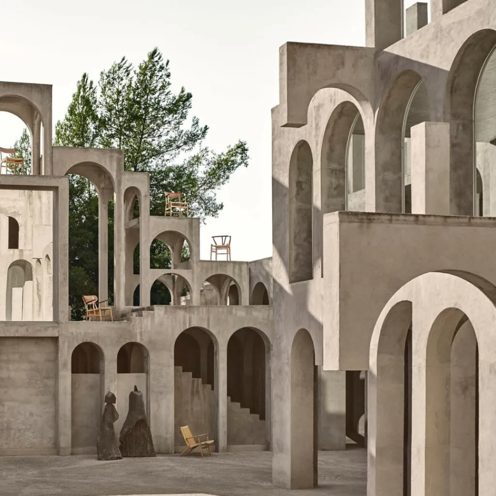 Sessel^Carl Hansen CH25 Sessel Gestell Eiche