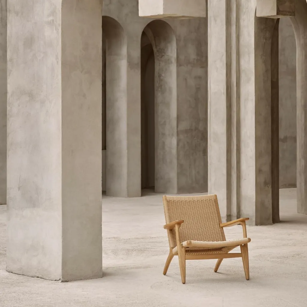 Sessel^Carl Hansen CH25 Sessel Gestell Eiche