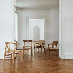 Sessel^Carl Hansen CH25 Sessel Gestell Walnuss