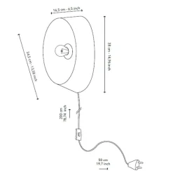 Wandleuchten^Serax Chadophe Wandleuchte M