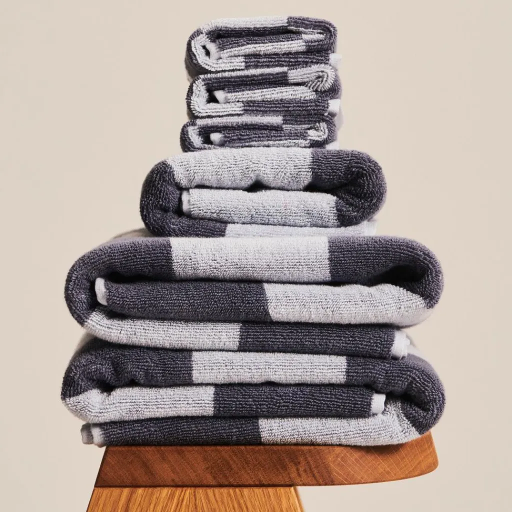 Handtücher|Hand- & Geschirrtücher^HAY Check Badehandtuch 70x136cm