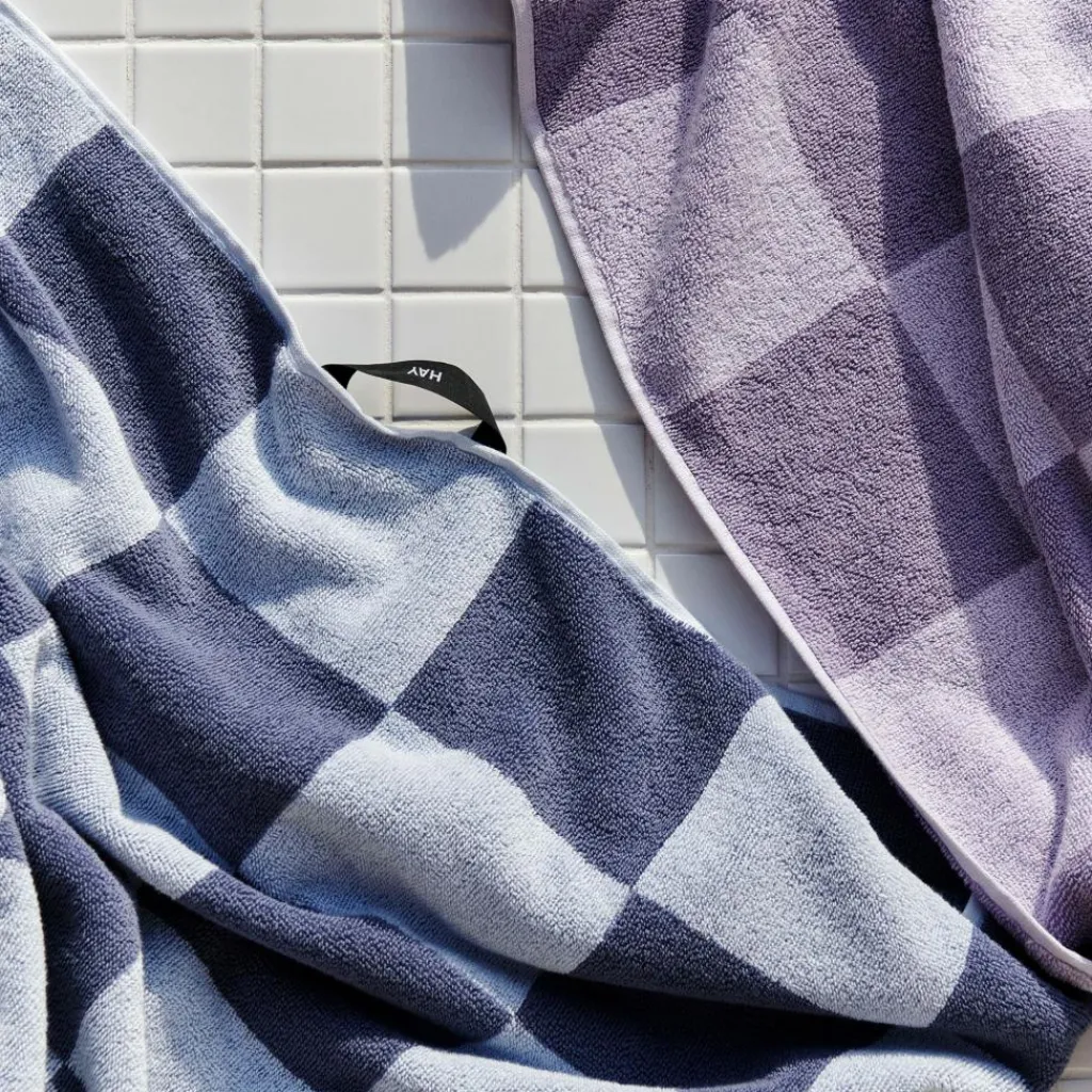 Handtücher|Hand- & Geschirrtücher^HAY Check Badehandtuch 70x136cm