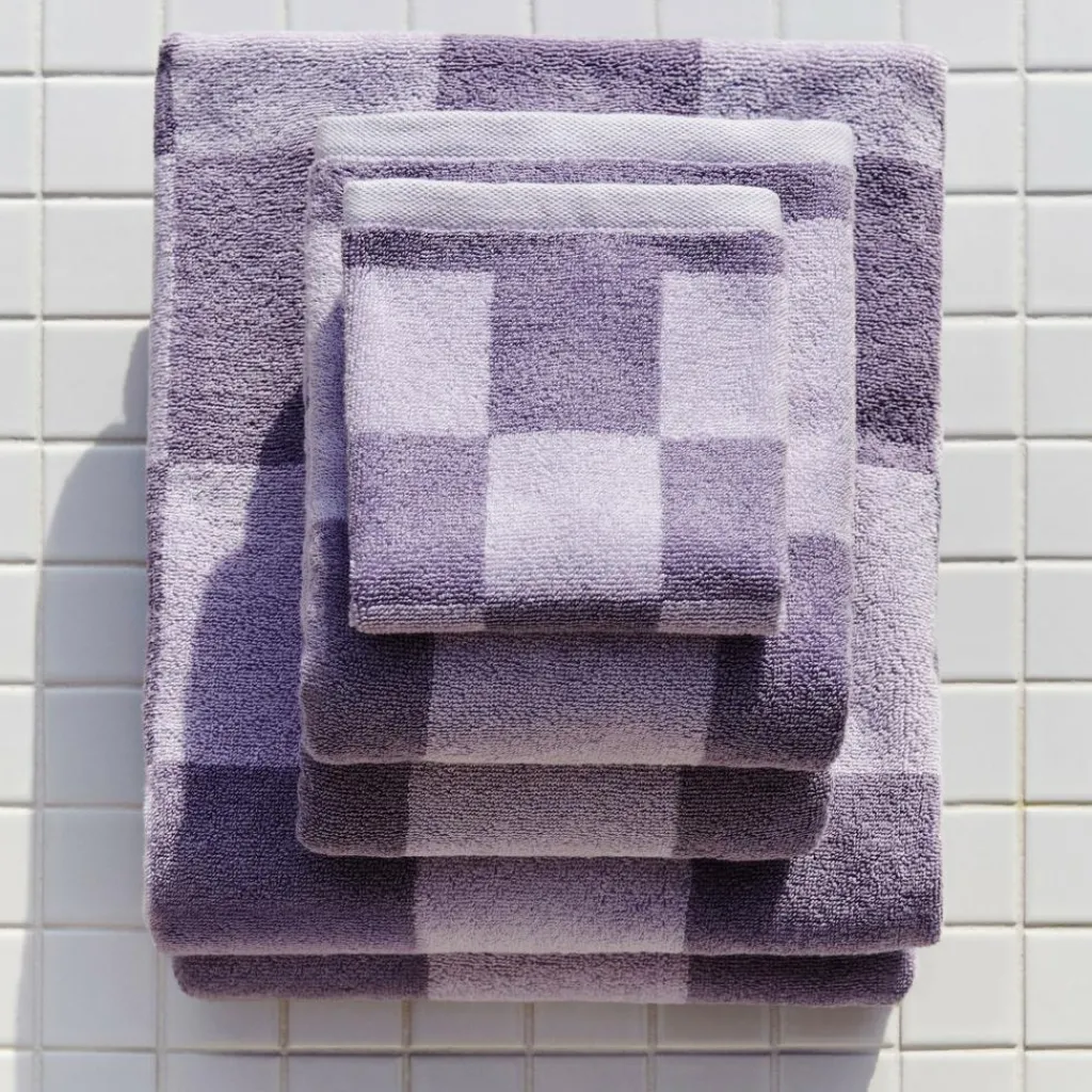 Handtücher|Hand- & Geschirrtücher^HAY Check Badehandtuch 70x136cm