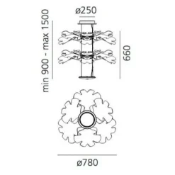 Artemide Chlorophilia 2 Sospensione LED Pendelleuchte App Control| Pendelleuchten