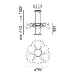 Pendelleuchten^Artemide Chlorophilia Sospensione LED Pendelleuchte App Control