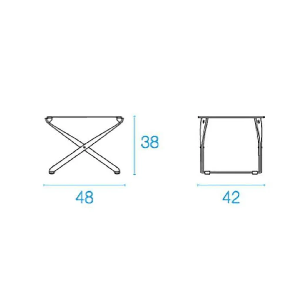 Emu Ciak Outdoor Fußhocker klappbar| Outdoor-Sitzsäcke