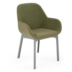 Kartell Clap Aquaclean Armlehnstuhl Gestell schwarz| Stühle