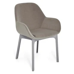 Kartell Clap Aquaclean Armlehnstuhl Gestell schwarz| Stühle