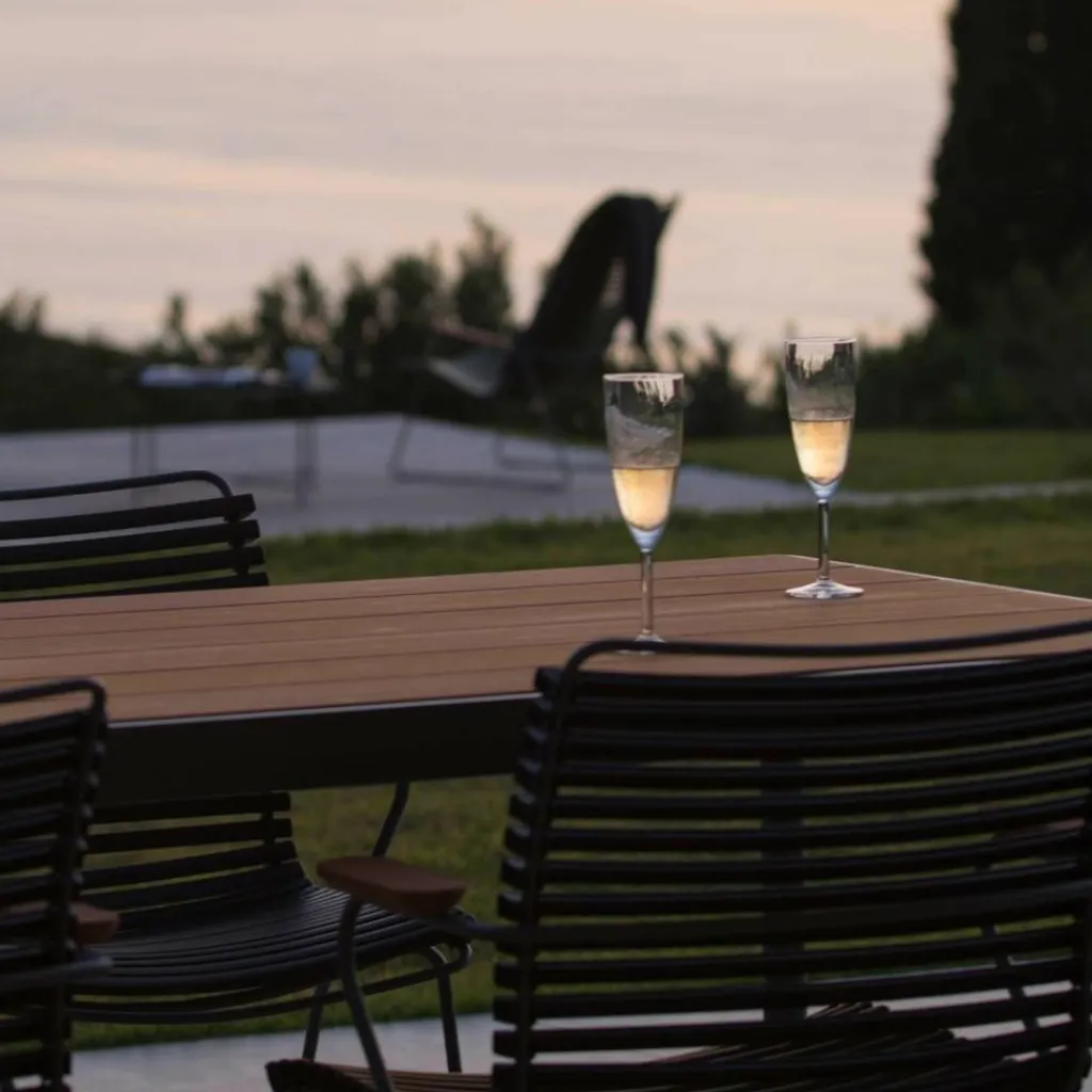 Stühle|Gartenstühle^HOUE Click Gartenarmlehnstuhl mit niedriger Lehne