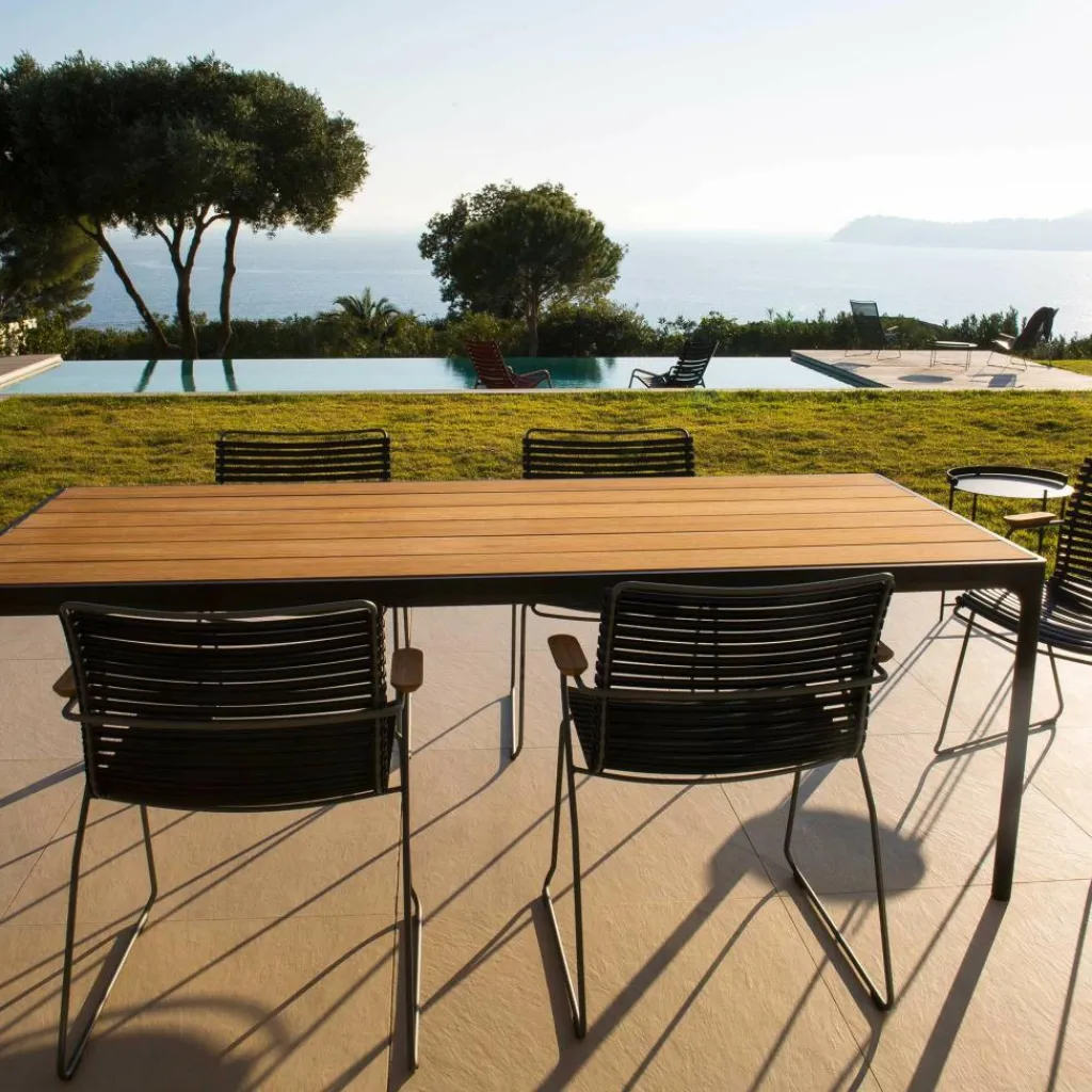 Stühle|Gartenstühle^HOUE Click Gartenarmlehnstuhl mit niedriger Lehne