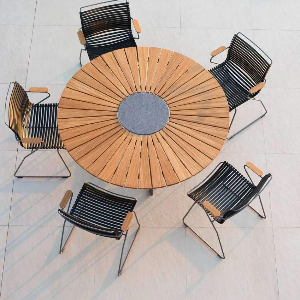 Stühle|Gartenstühle^HOUE Click Gartenarmlehnstuhl mit niedriger Lehne