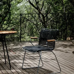 Stühle|Gartenstühle^HOUE Click Gartenarmlehnstuhl mit niedriger Lehne