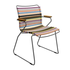 Stühle|Gartenstühle^HOUE Click Gartenarmlehnstuhl mit niedriger Lehne