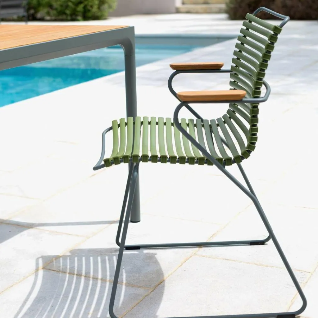 Stühle|Gartenstühle^HOUE Click Gartenarmlehnstuhl mit niedriger Lehne