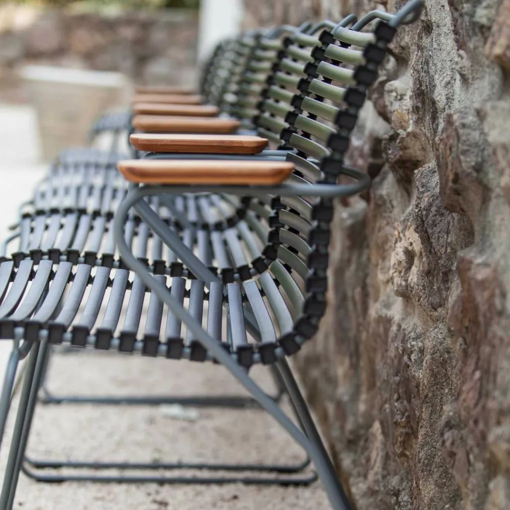 Stühle|Gartenstühle^HOUE Click Gartenarmlehnstuhl mit niedriger Lehne