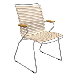 HOUE Click Outdoor Armlehnstuhl mit hoher Lehne| Gartenstühle