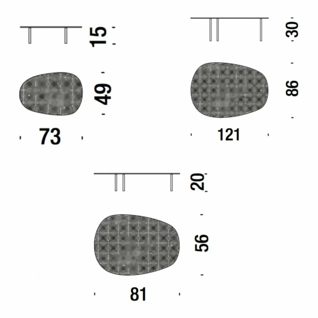 Tische^Moroso Cloud Beistelltisch