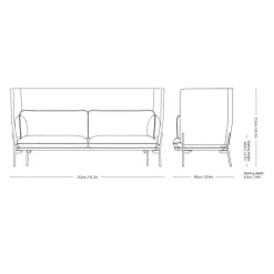 &Tradition Cloud LN7 Sofa mit hohem Rücken| Sofas