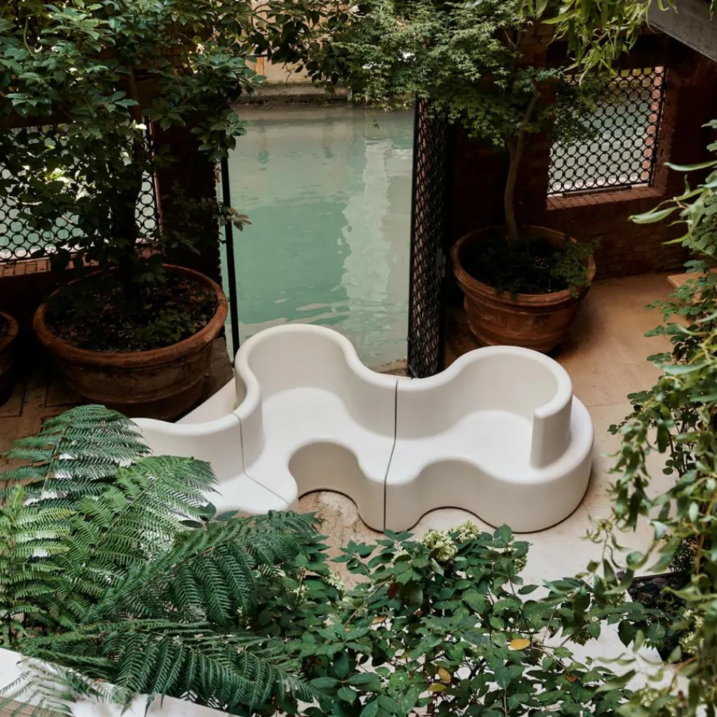 Outdoor-Sofas & Sessel^Verpan Cloverleaf In/Outdoor Sofa Mittelelement