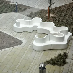 Outdoor-Sofas & Sessel^Verpan Cloverleaf In/Outdoor Sofa Mittelelement