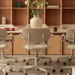 Bürostühle^Audo Co Task Bürostuhl mit Armlehnen Stoff