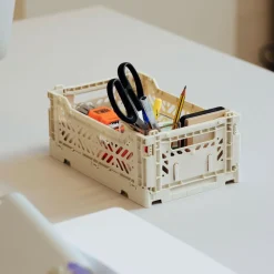 HAY Colour Crate Korb recycelt S 4er Set| Körbe & Taschen