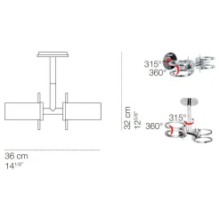 Wandleuchten^Cini & Nils Componi200 Due Wandleuchte