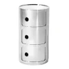 Kartell Componibili 3 Metallic Container| Container|Container