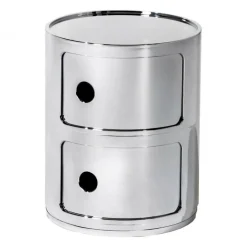Kartell Componibili 2 Metallic Container| Container|Container