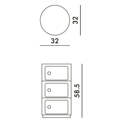 Kartell Componibili Bio Container| Container|Container